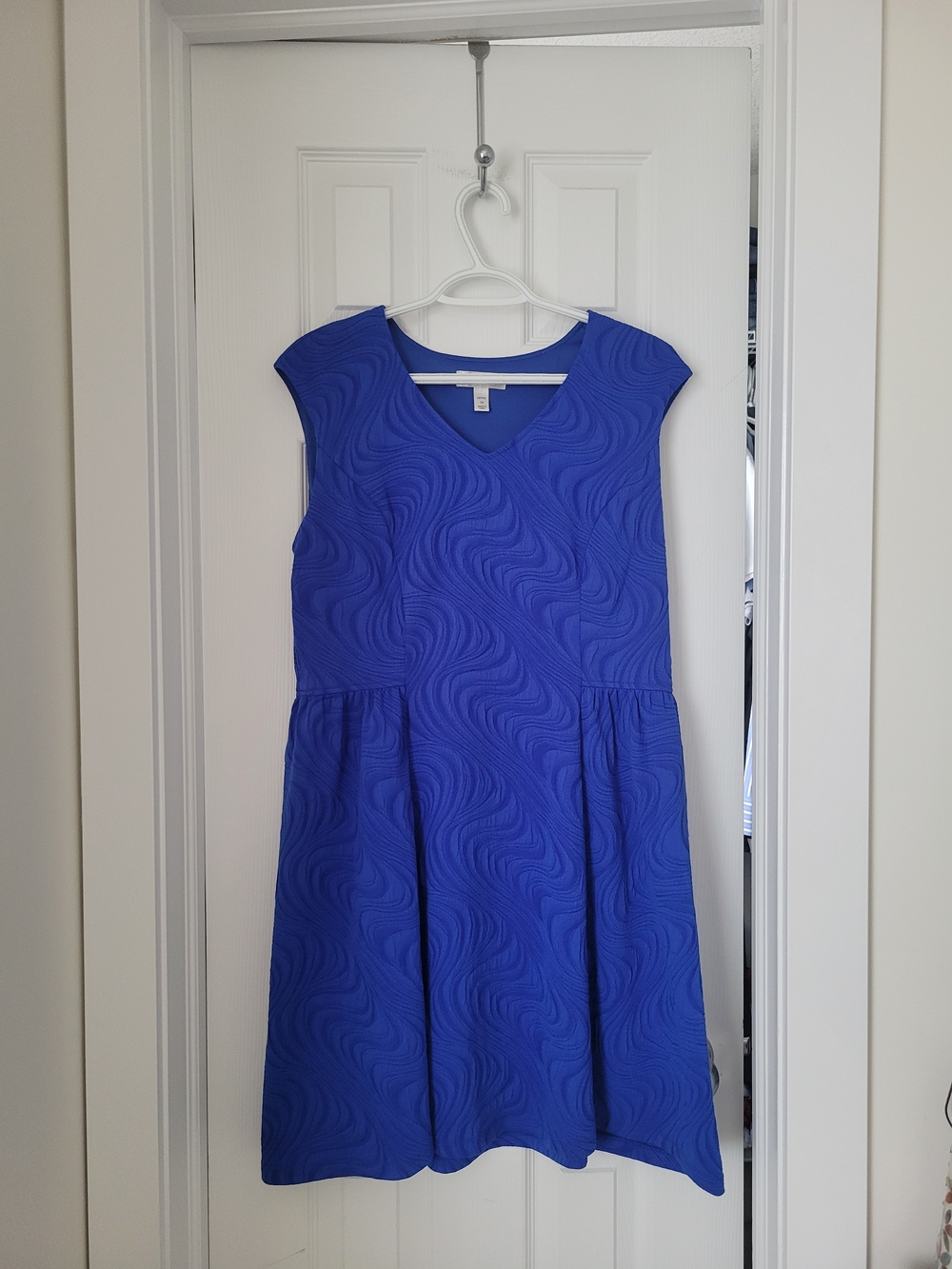 Dressbarn Royal Blue Women Dress Size 14 (L)